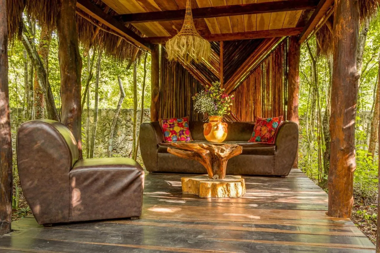Pensjonat Madre Tierra Eco Habitat Puerto Morelos Meksyk